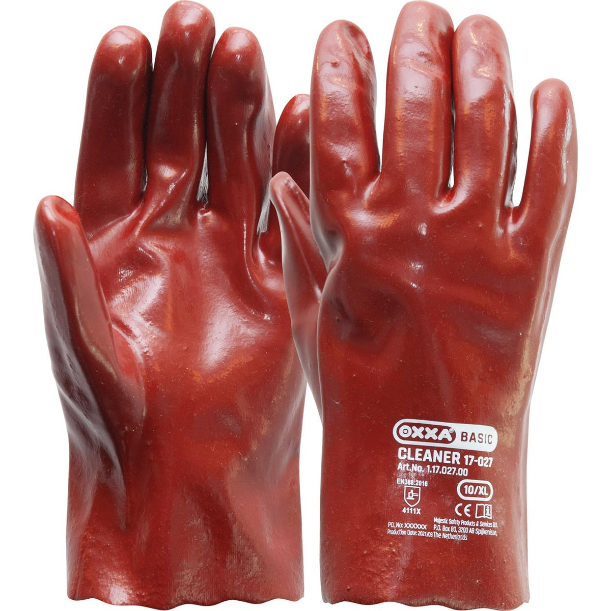 OXXA® Cleaner 17-027 PVC-handschoen 27 cm (12 paar)