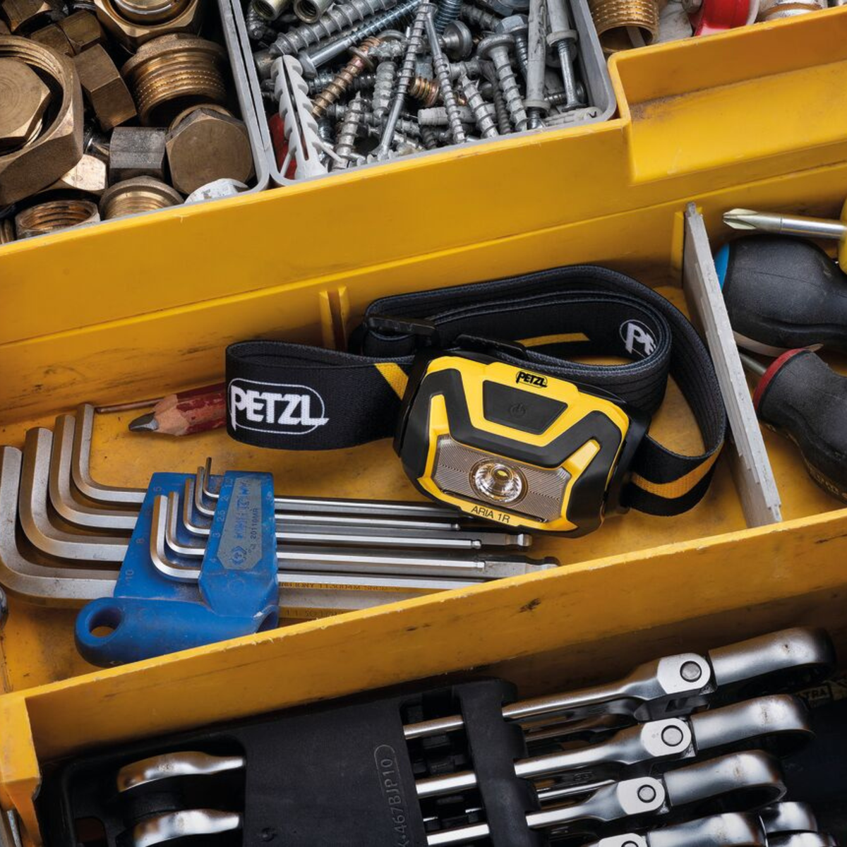 Petzl Aria 1R hoofdlamp super compact 475 lumen