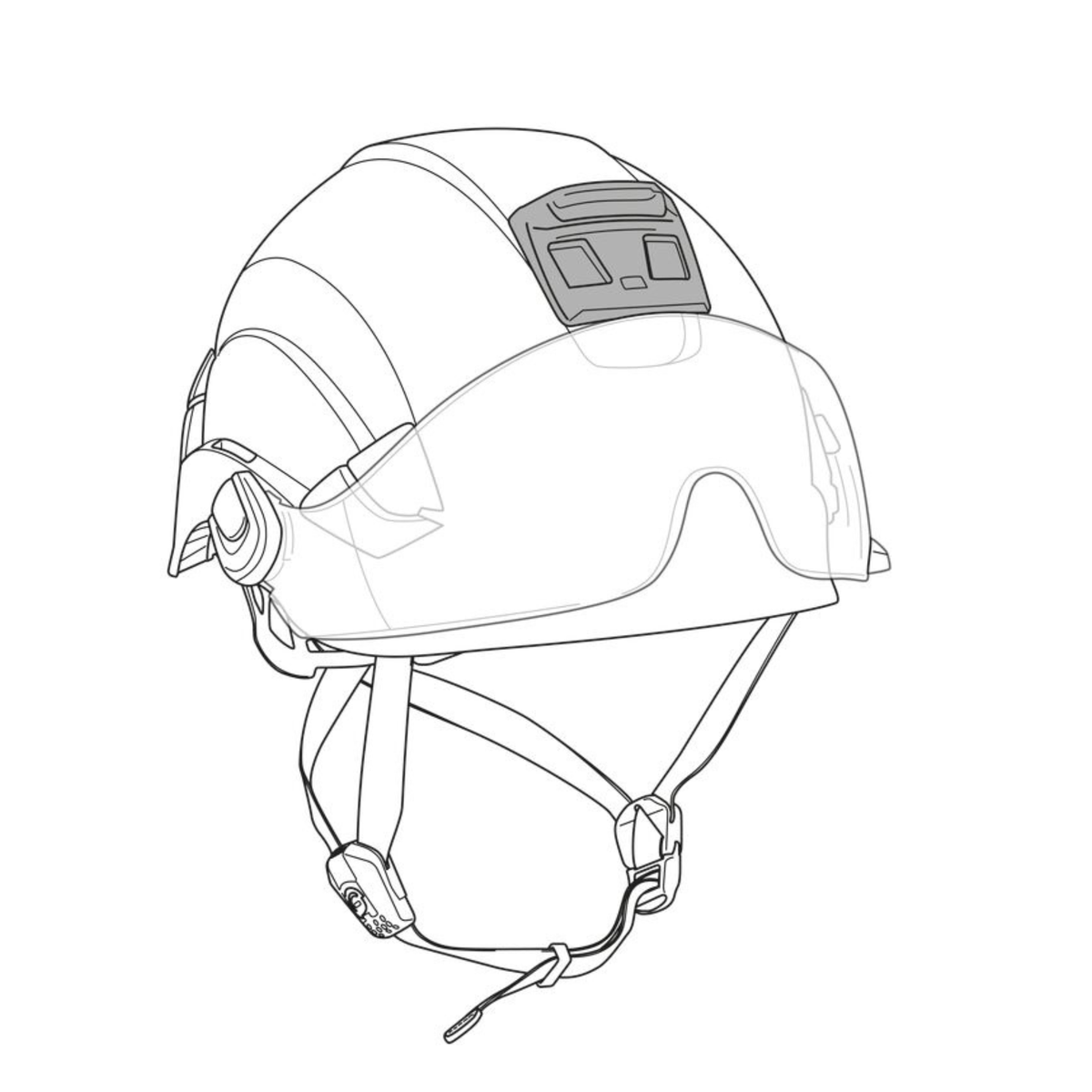 Petzl Helmet Adapt Helmhalterung für Stirnlampen
