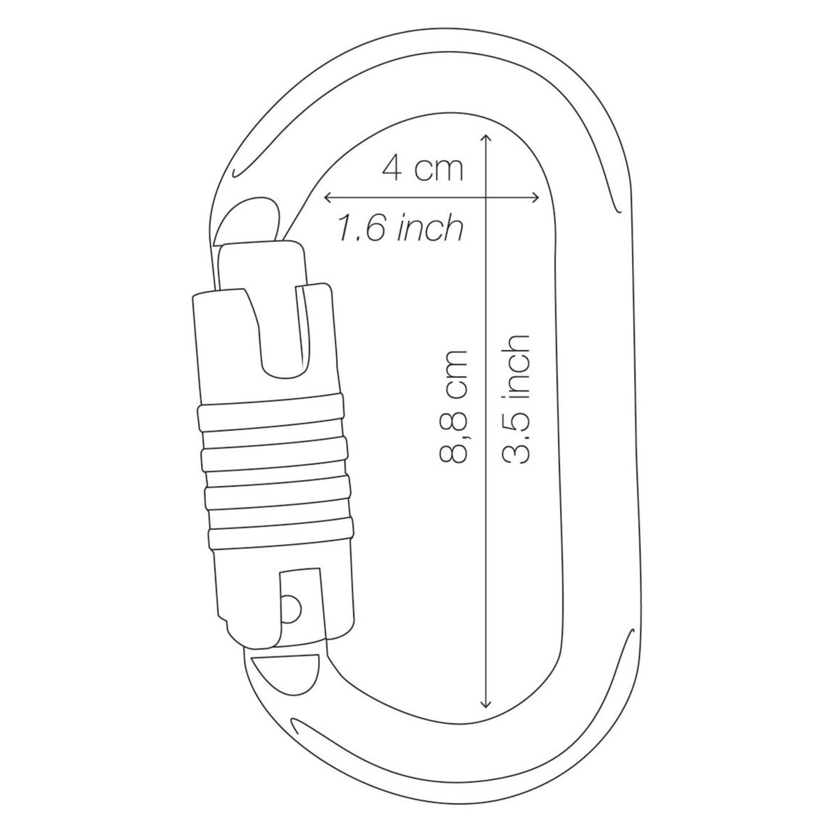 Petzl Oxan karabijnhaak