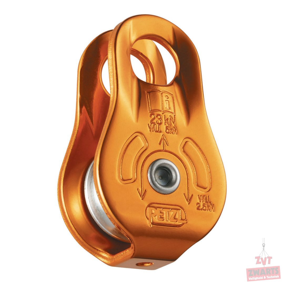 Petzl Fixe katrol met vaste zijplaten voor touw 6 tot 13 mm