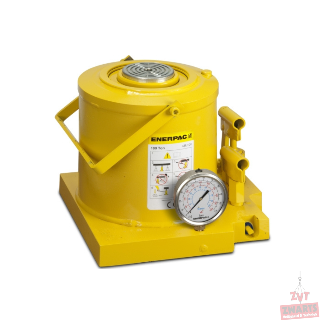 Enerpac potkrik, hydraulische flessenkrik voor zwaar hefwerk