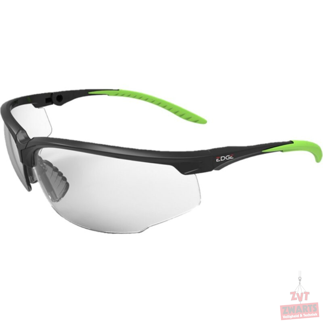 Schutzbrille Modell Osprey, schwarzer Rahmen, getönte Gläser