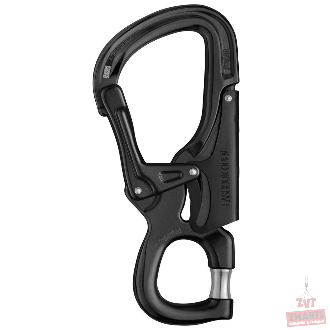Petzl Eashook Open karabiner voor het uiteinde van een vallijn