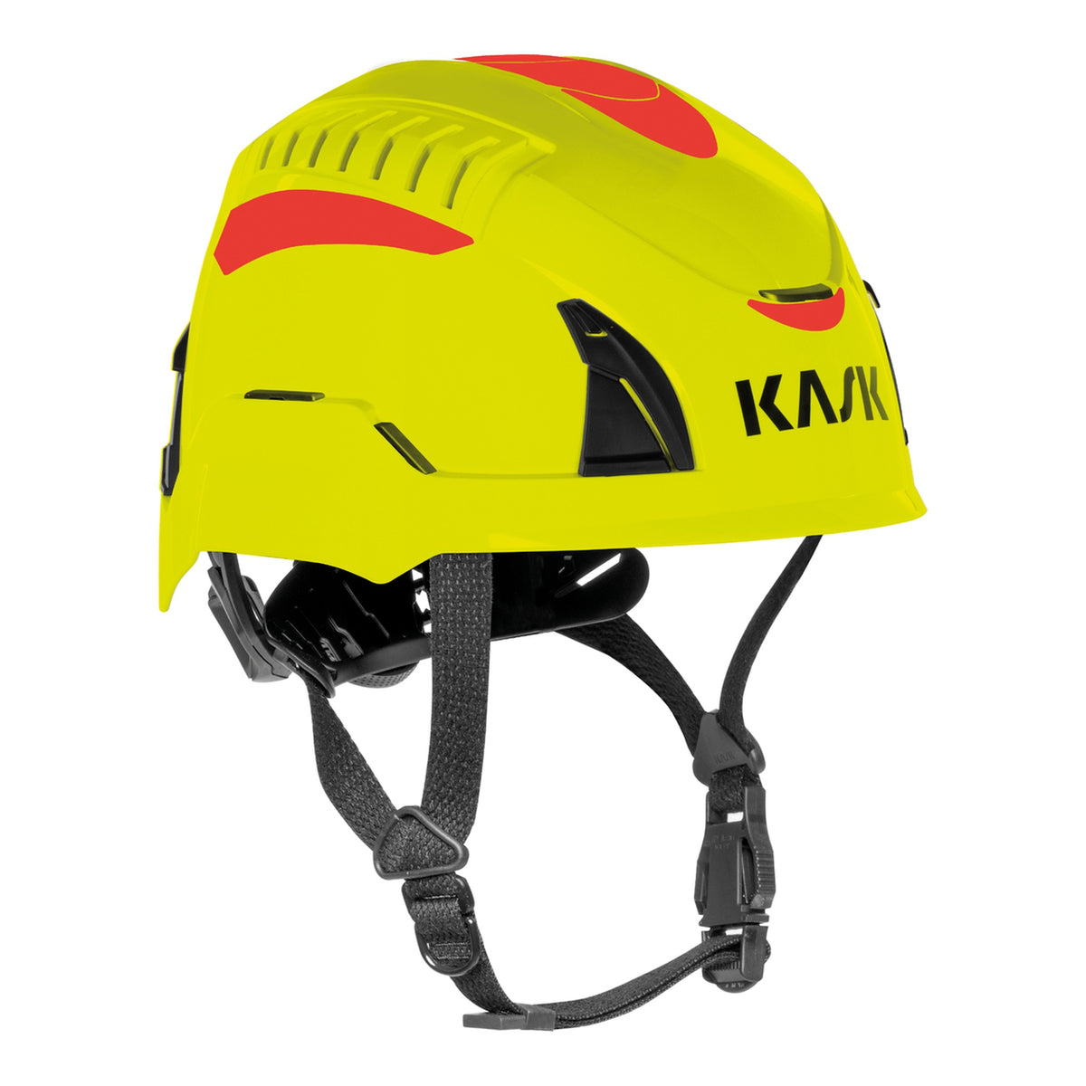 Kask Quantum Cabrio Hi-Viz Geel/Rood