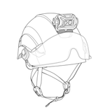 Petzl Helmet Adapt Helmhalterung für Stirnlampen