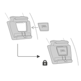 Petzl Slot Adapt Helmhalterung für Lampe