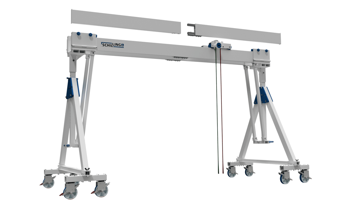 Schilling aluminium portaalkraan
