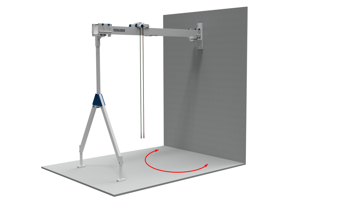Schilling wandconsole voor aluminium portaalkraan