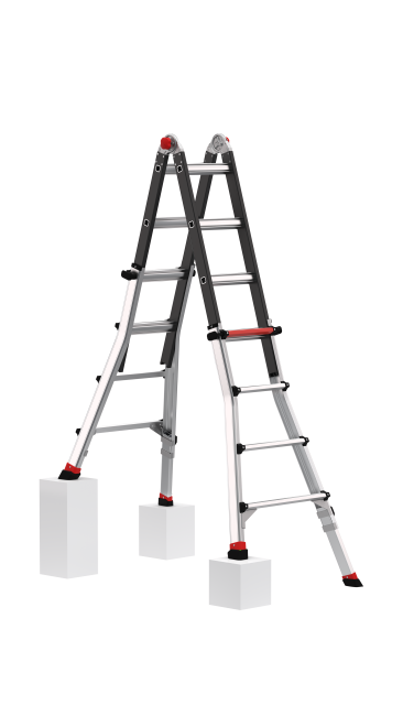 Altrex Varitrex Tele PRO+ Flex vouwladder 4 x 4 sporten