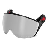 Kask Kit Zen vizier met Easy Click Adapters Silver mirror