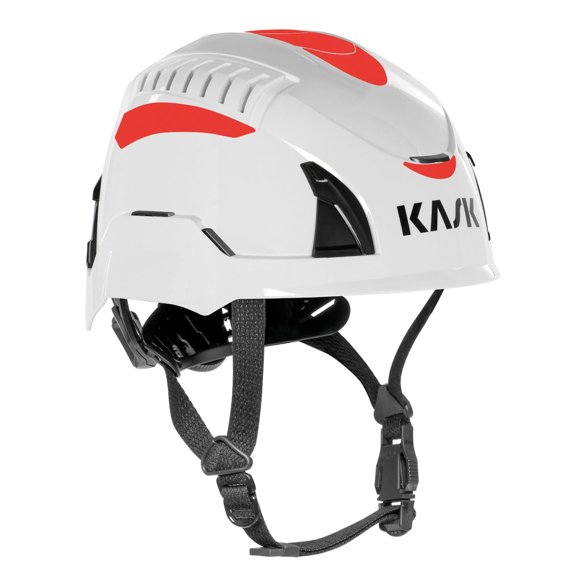 Kask Quantum Cabrio Hi-Viz Wit/Rood