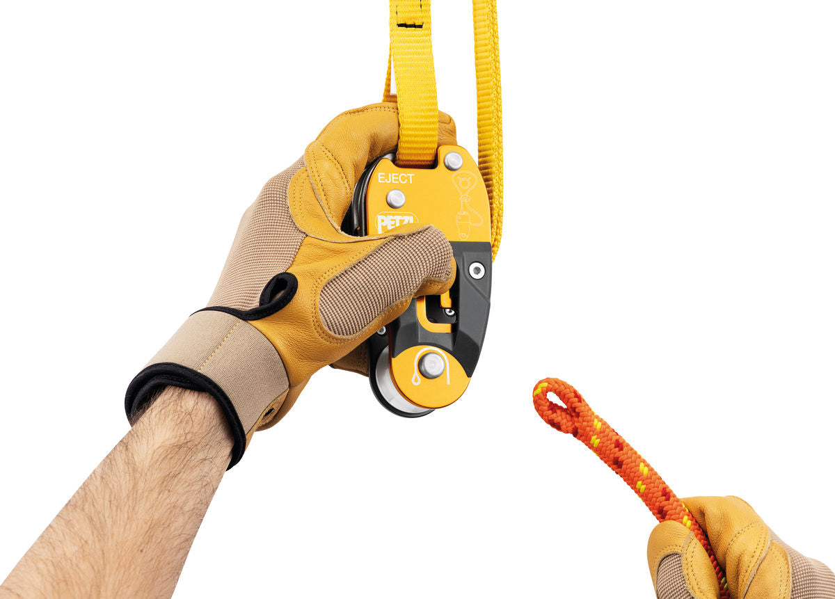 Petzl EJECT verstelbare cambiumsaver met katrol