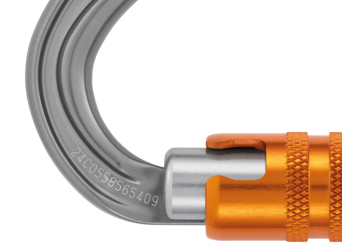 Petzl OMNI halfronde karabiner voor multidirectionele belasting