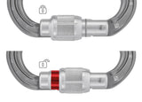 Petzl OMNI halfronde karabiner voor multidirectionele belasting