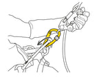 Petzl ROLLCLIP Z katrolkarabiner voor verankeringen