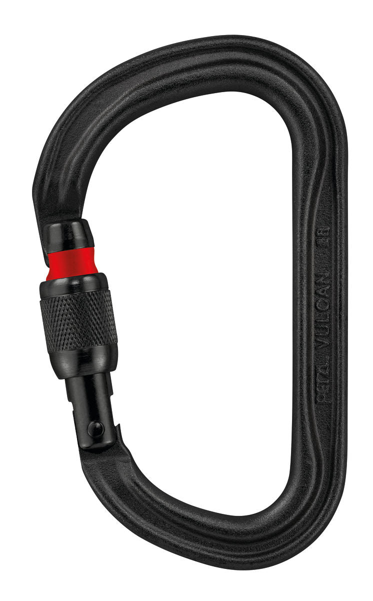 Petzl VULCAN karabiner schroefsluiting zwart